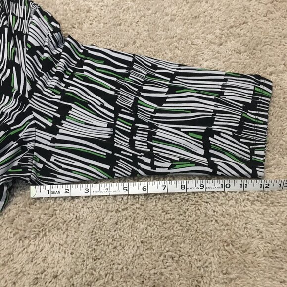 Surreal Warped Book Shelf Black Rhinestone Tunic Blouse - Picture 16 of 16